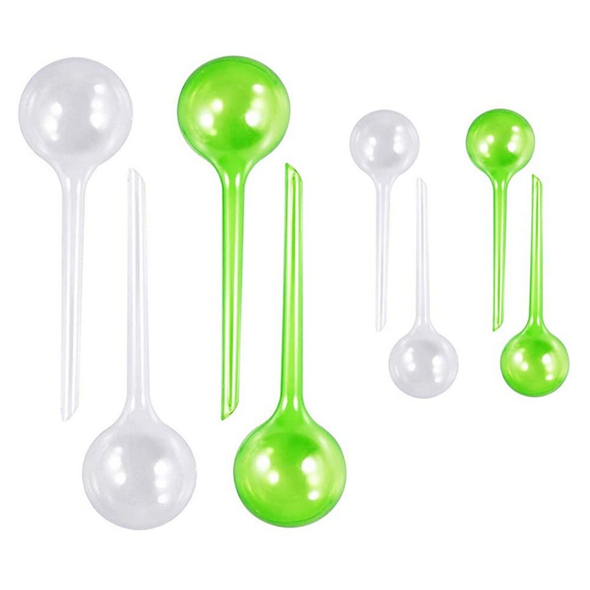 4 Large + 4 Small Plant Watering Globes Self-watering Globes