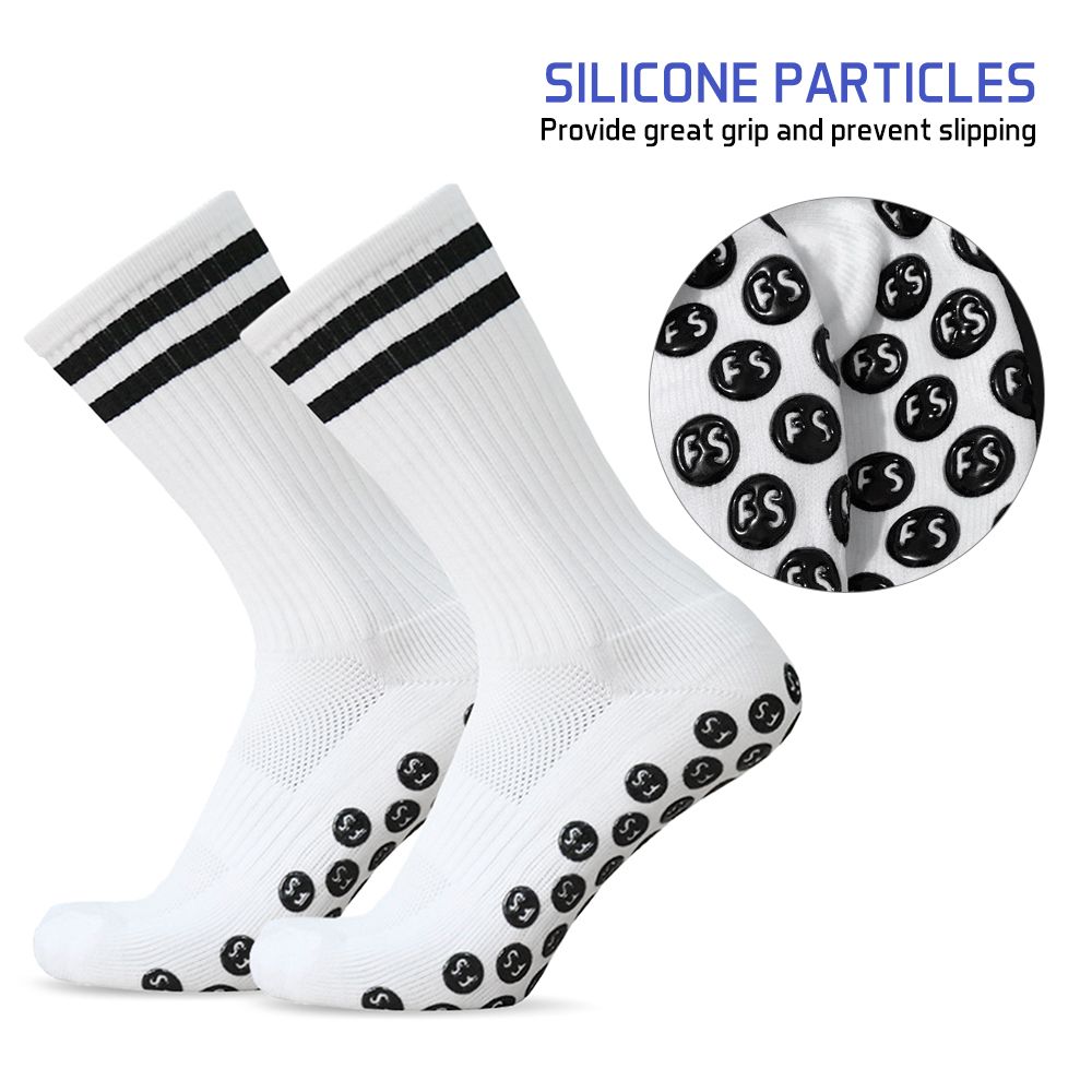 1 Pair Anti Slip Soccer Socks Team Sports Socks Outdoor