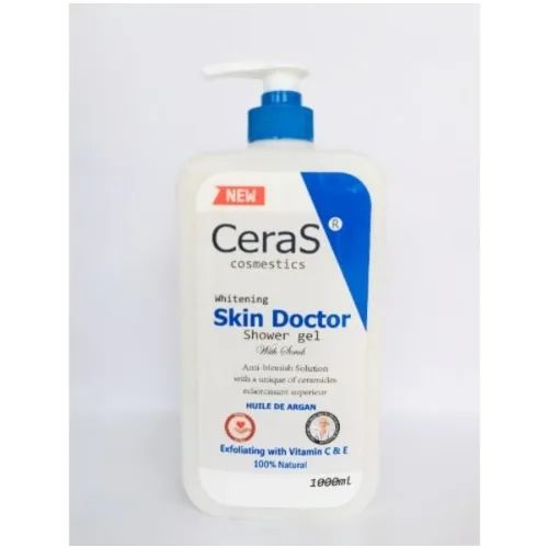 CeraS Cosmetics Whitening Skin Doctor Shower Gel With Scrub- 1000ml