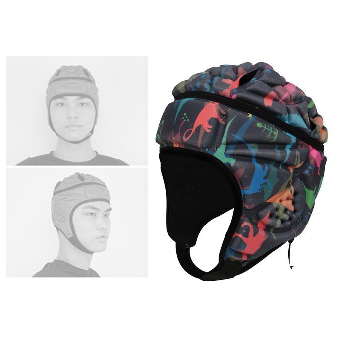 Rugby  Headgear Headguard EVA Padded Football Colorful