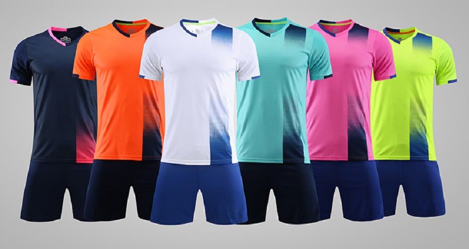 Men Sports Suit T-shirt Shorts Soccer Jersey Sets