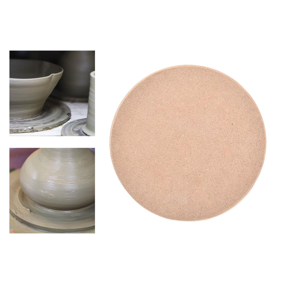 Pottery Wheel Bats Clay Throwing Bats Round Fiberboard Base For