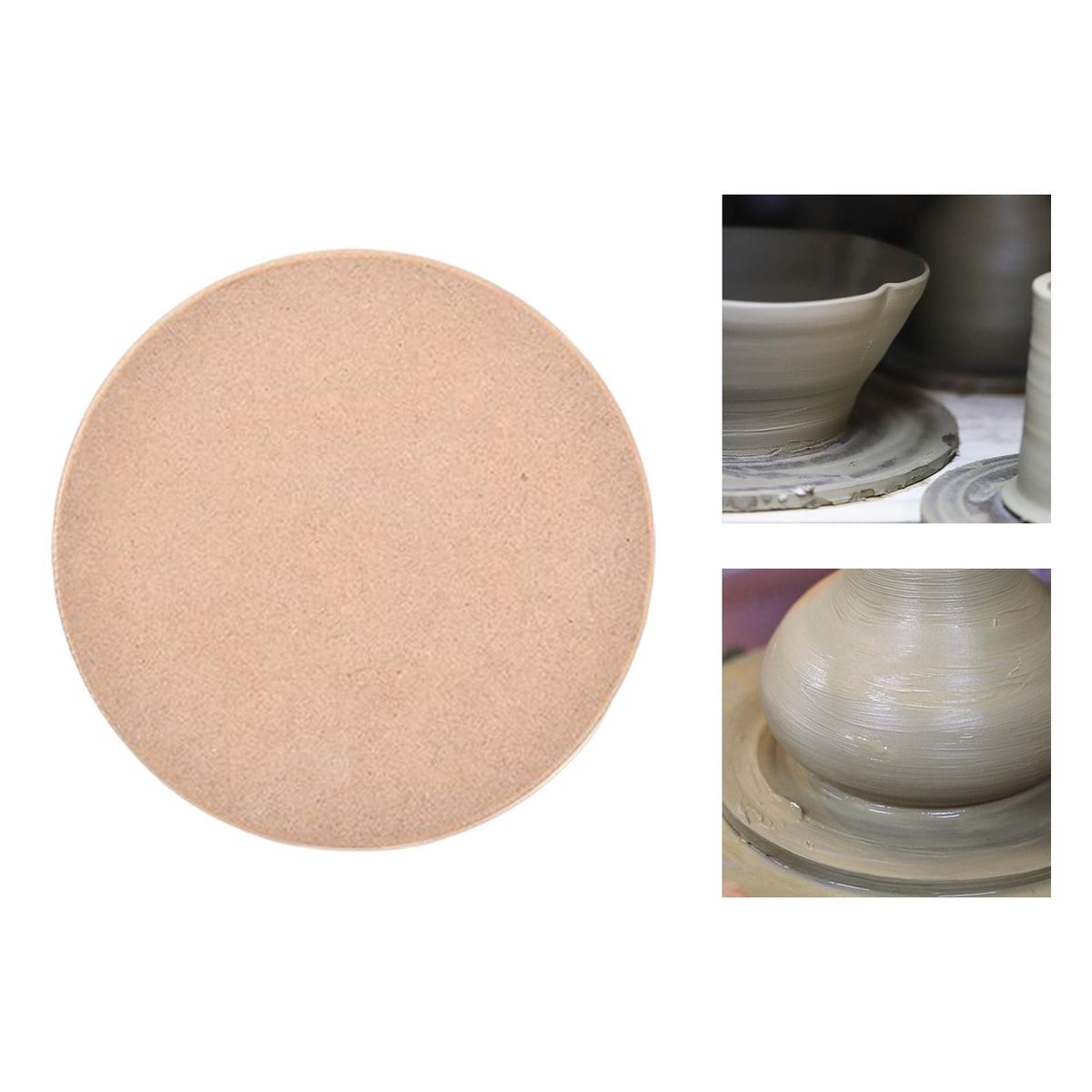 Pottery Wheel Bats Clay Throwing Bats Round Fiberboard Base For