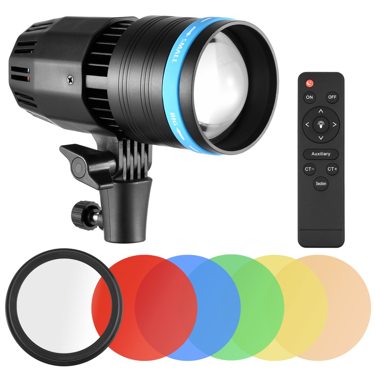 50W Compact Focusing Video Light Cob Spotlight Photography