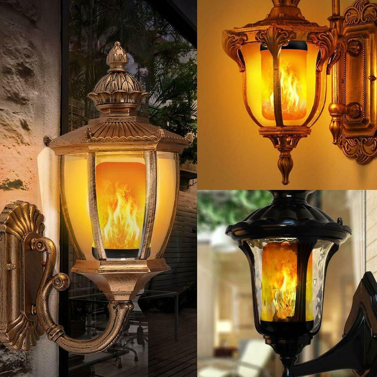 1/2/4pcs E27 B22 99 LED Bulb Flame Effect Light Bulb Flickering Flame Bulb Lamp 1PCS-B22