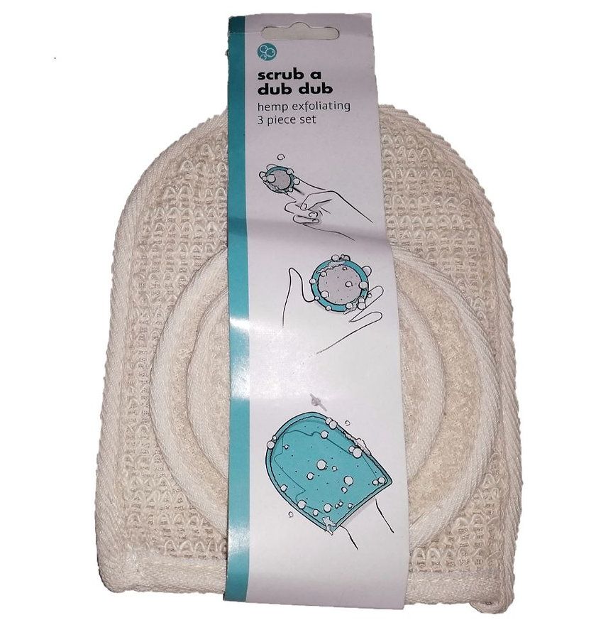 Hemp Exfoliating Set, 3-Piece