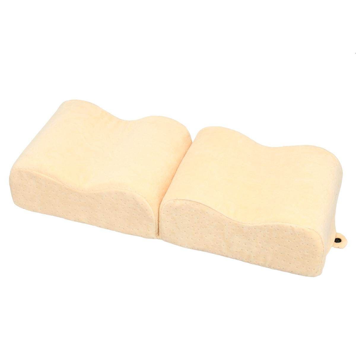 Memory Foam Leg Pillow Hips Knee Cover Relief Sleep Aid Yellow