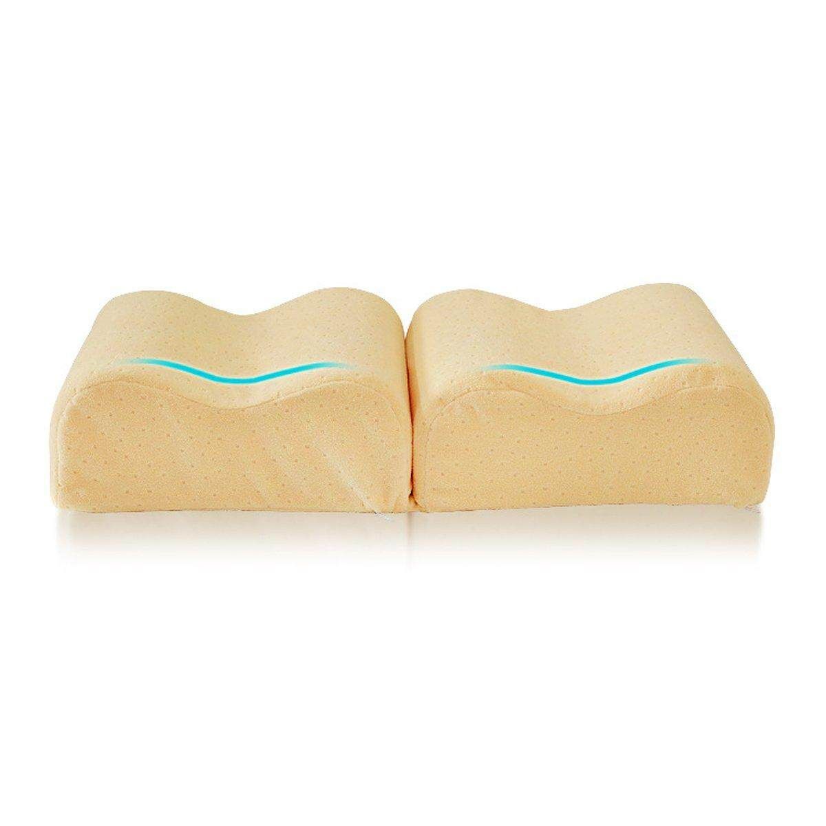 Memory Foam Leg Pillow Hips Knee Cover Relief Sleep Aid Yellow