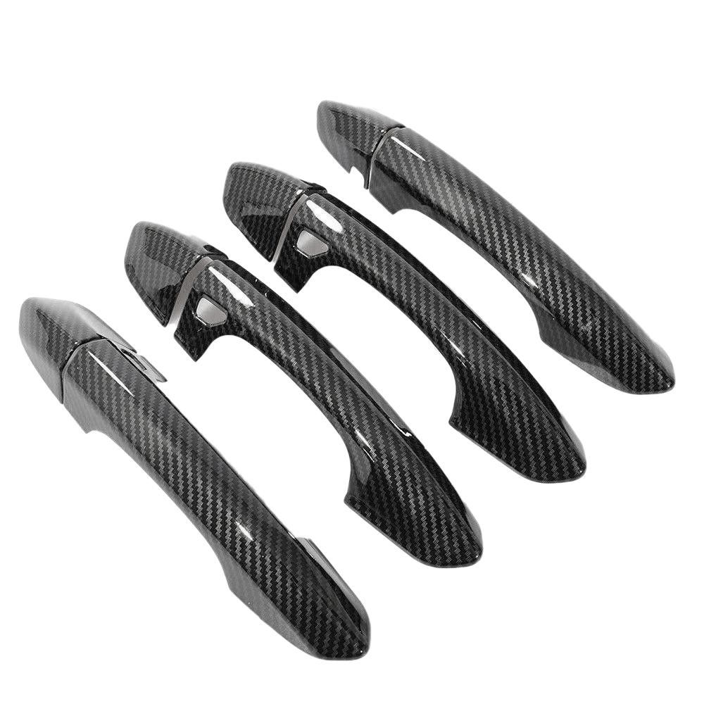 Carbon Fiber Outside Exterior Side Door Handle Protector