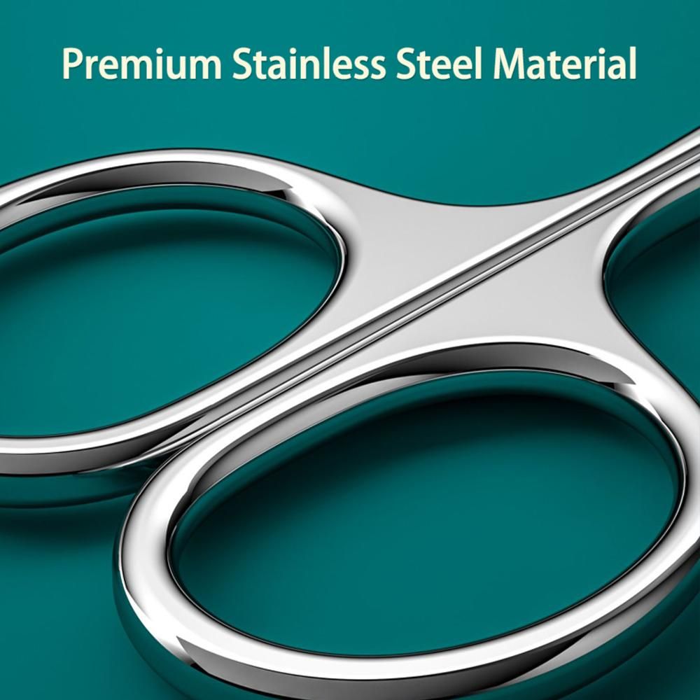 Facial Hair Small Grooming Scissors, Stainless Steel Eyebrow Nose Hair Trimming Scissors For Men Women