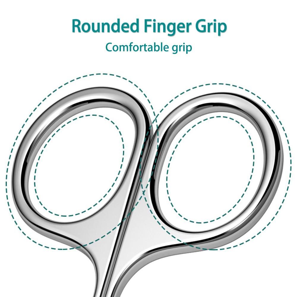 Facial Hair Small Grooming Scissors, Stainless Steel Eyebrow Nose Hair Trimming Scissors For Men Women