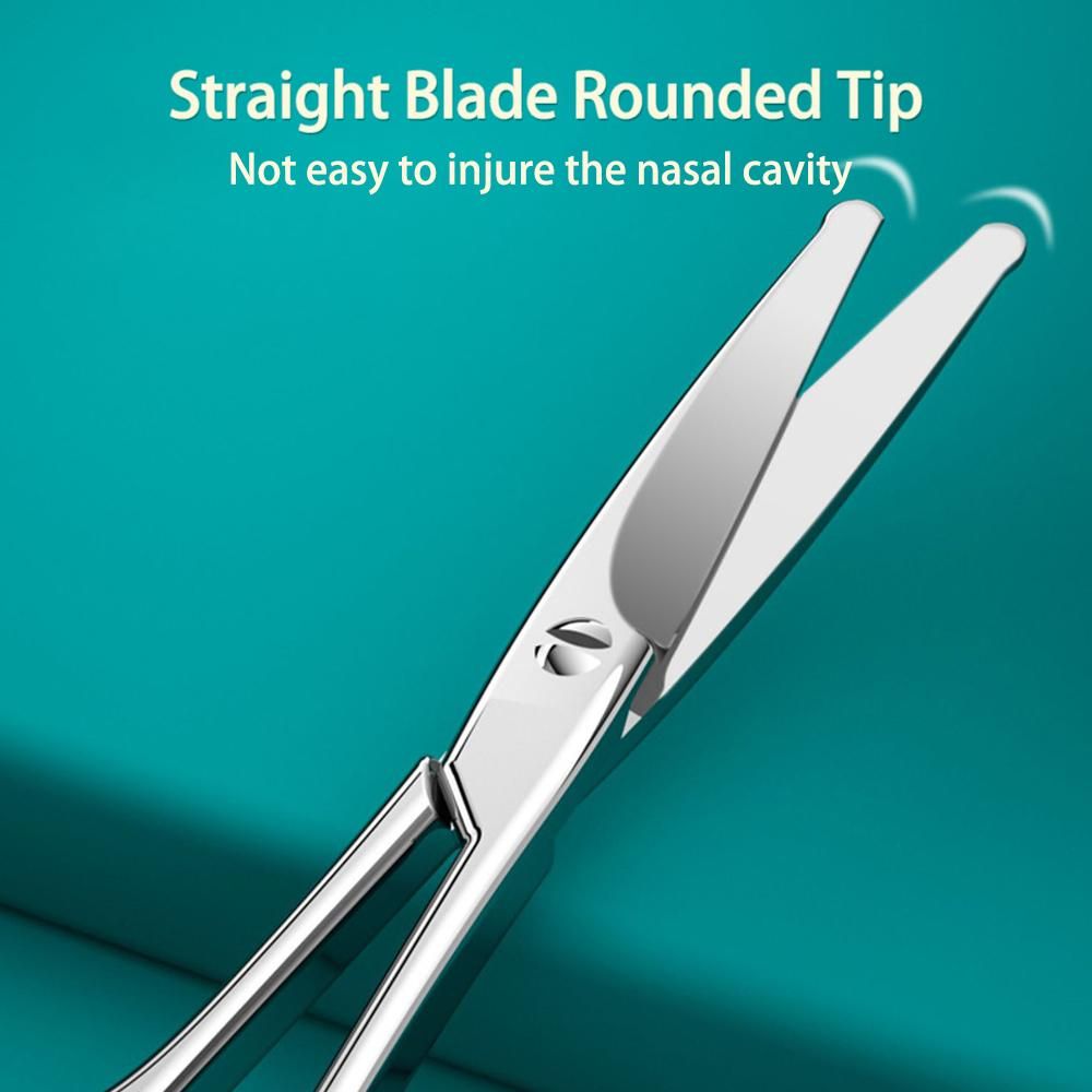 Facial Hair Small Grooming Scissors, Stainless Steel Eyebrow Nose Hair Trimming Scissors For Men Women