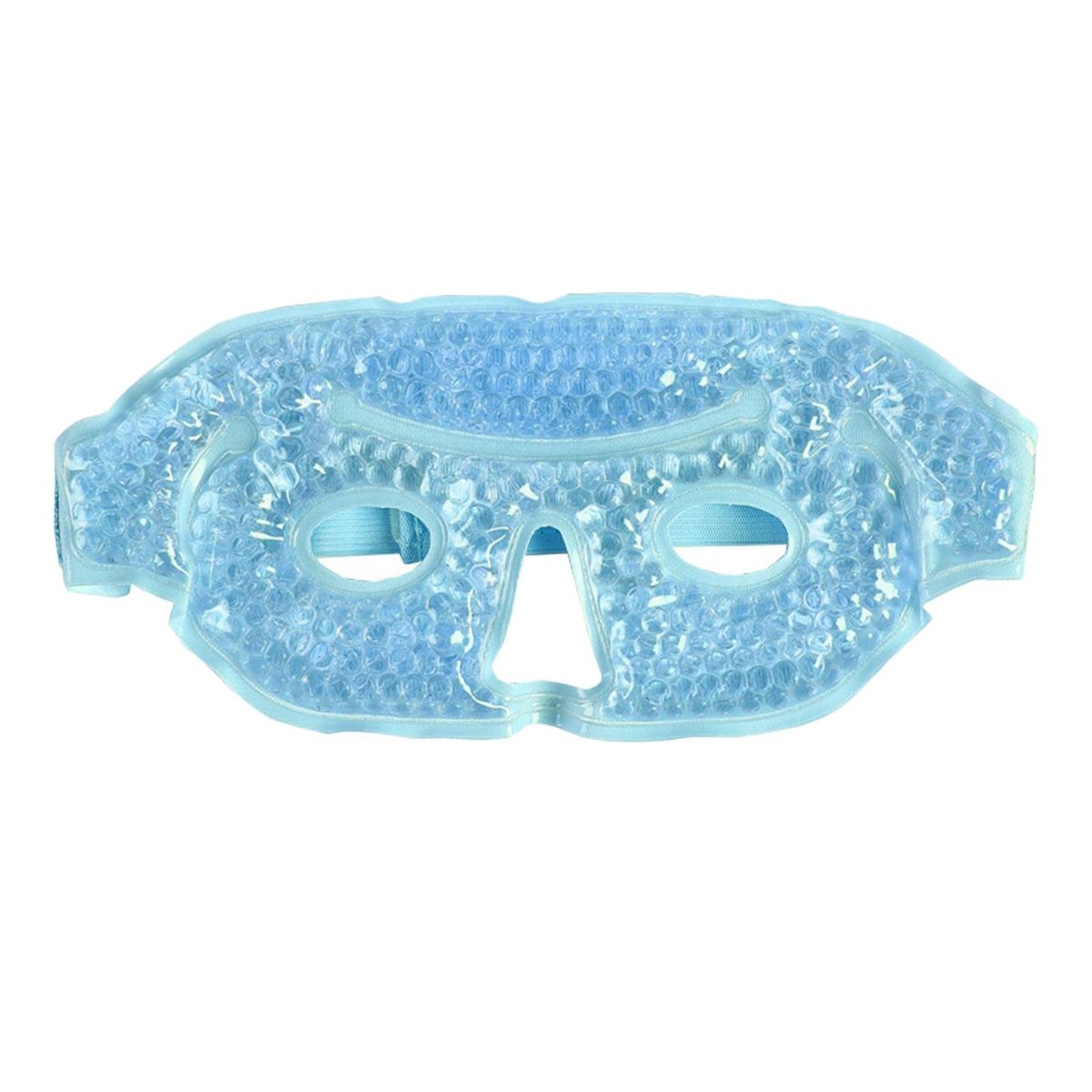 Ice Face / Eye Mask Reusable With Plush Backing For Allergies, Blue