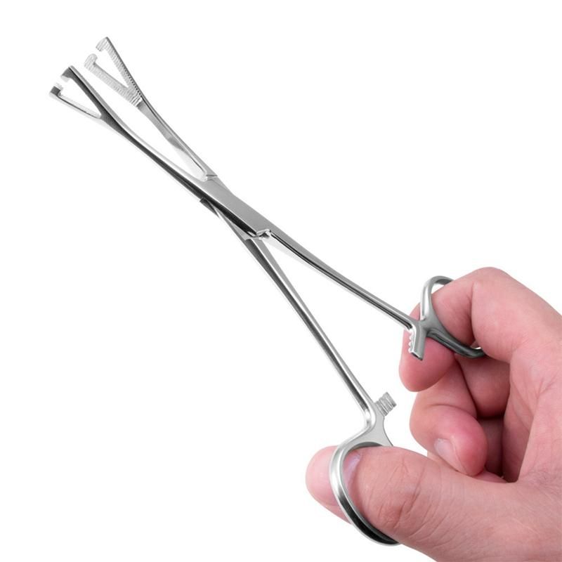 Triangle Opening Plier Clamp Piercing Forcep Tool Stainless