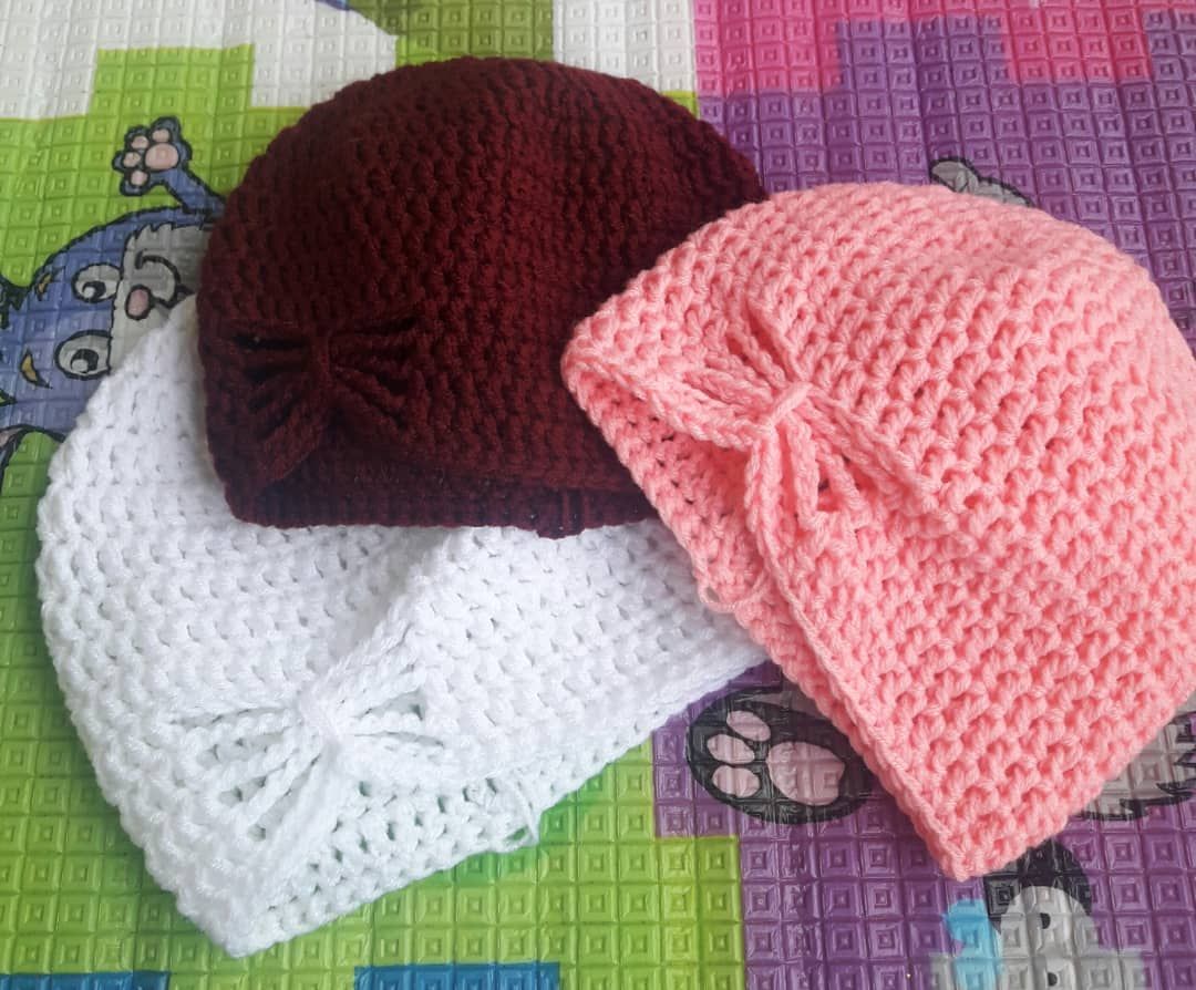 3 In 1 Cute Baby Cap Children Crochet Hat