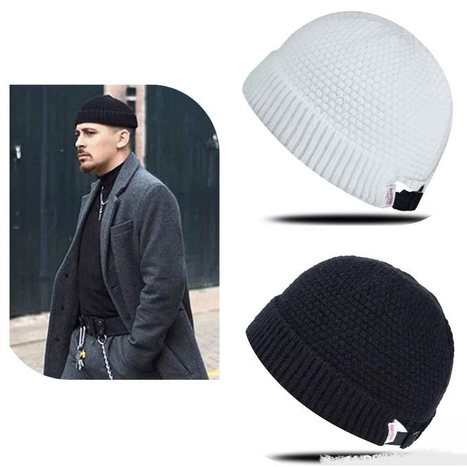 2 In 1 Unisex Head Warmer Beanie Hat Cap