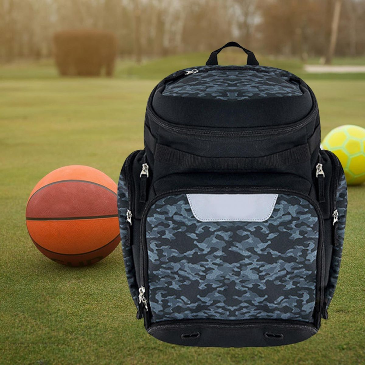 Basketball Backpack Bag  Antirip Fabrics Multi  Blue