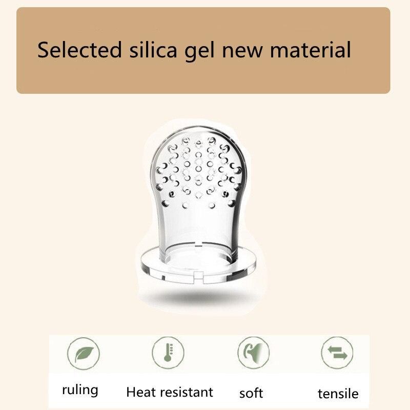 Silicone Fresh Food Nibbler Baby Feeder Kids Boy Girl Fruit Nipples Feeding Safe Infant Baby Supplies Nipple Soother Bottles