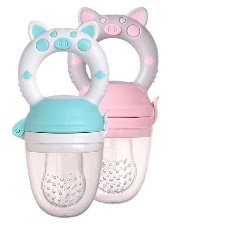 Silicone Fresh Food Nibbler Baby Feeder Kids Boy Girl Fruit Nipples Feeding Safe Infant Baby Supplies Nipple Soother Bottles