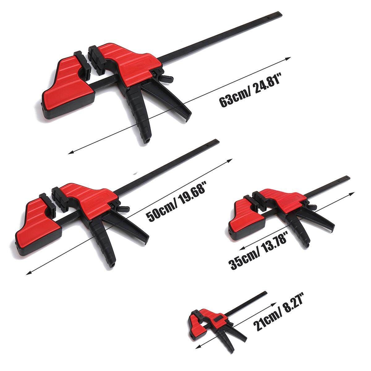 18 Inch Woodworking Clamp Quick Release Wood Working Bar F Clamp Grip Ratchet Squeeze DIY Hand Carpentry Gadgets 18 Inches