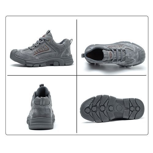 Construction Site Work Sneakers Steel Toe Shoes Men Puncture-Proof Safety Shoes