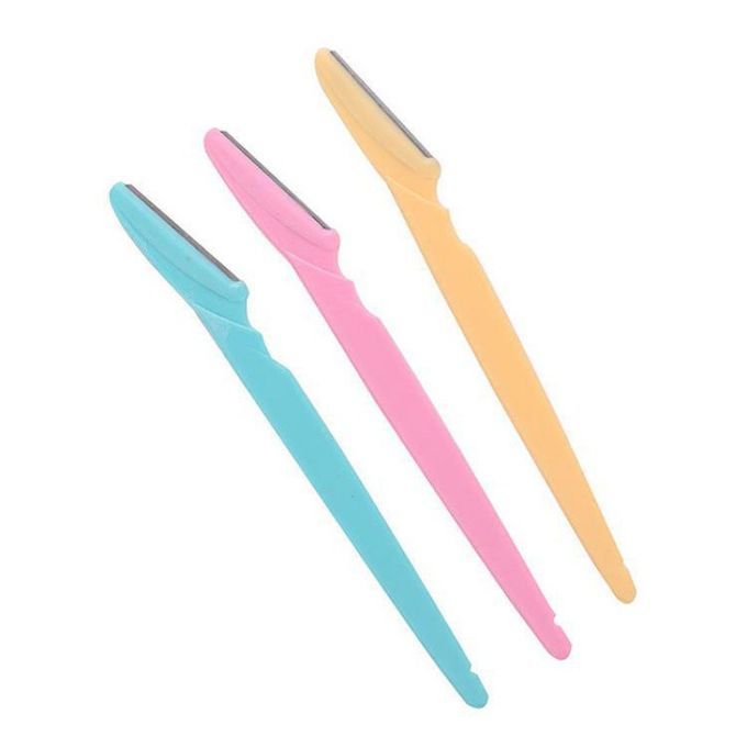 Three Pieces Of Simple Eyebrow Trimmer Set Eyebrow Scraper