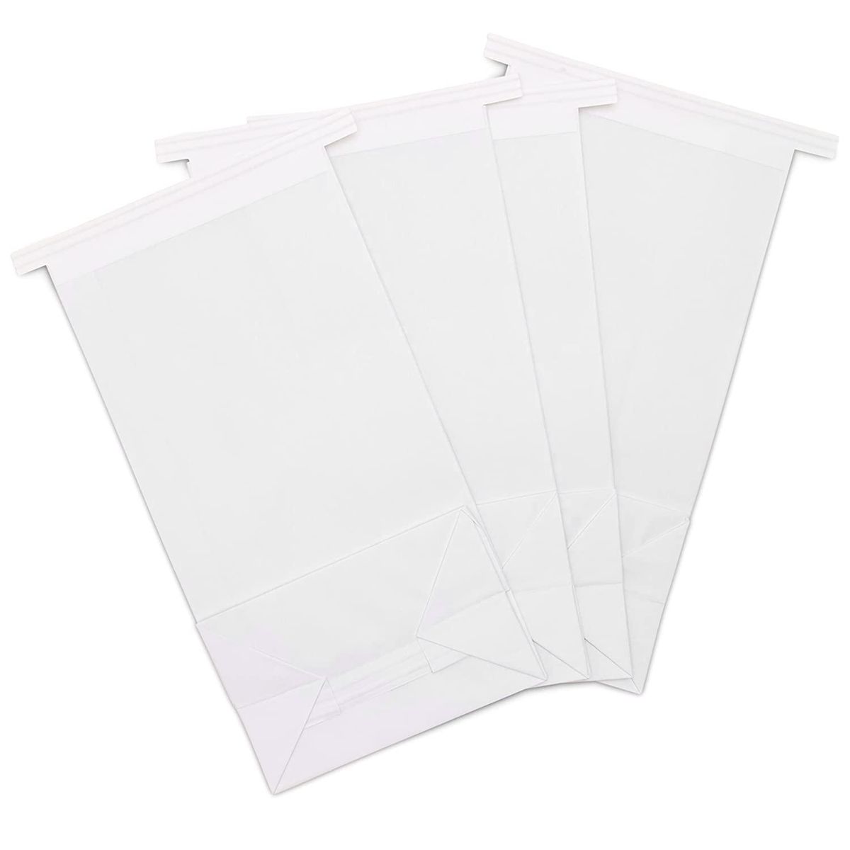 50 Pcs Vomit Bags White Throw Up Sick Bags for Motion