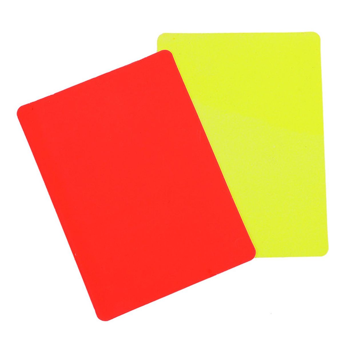 1 Set Soccer Referee Card Football Red And Yellow Cards