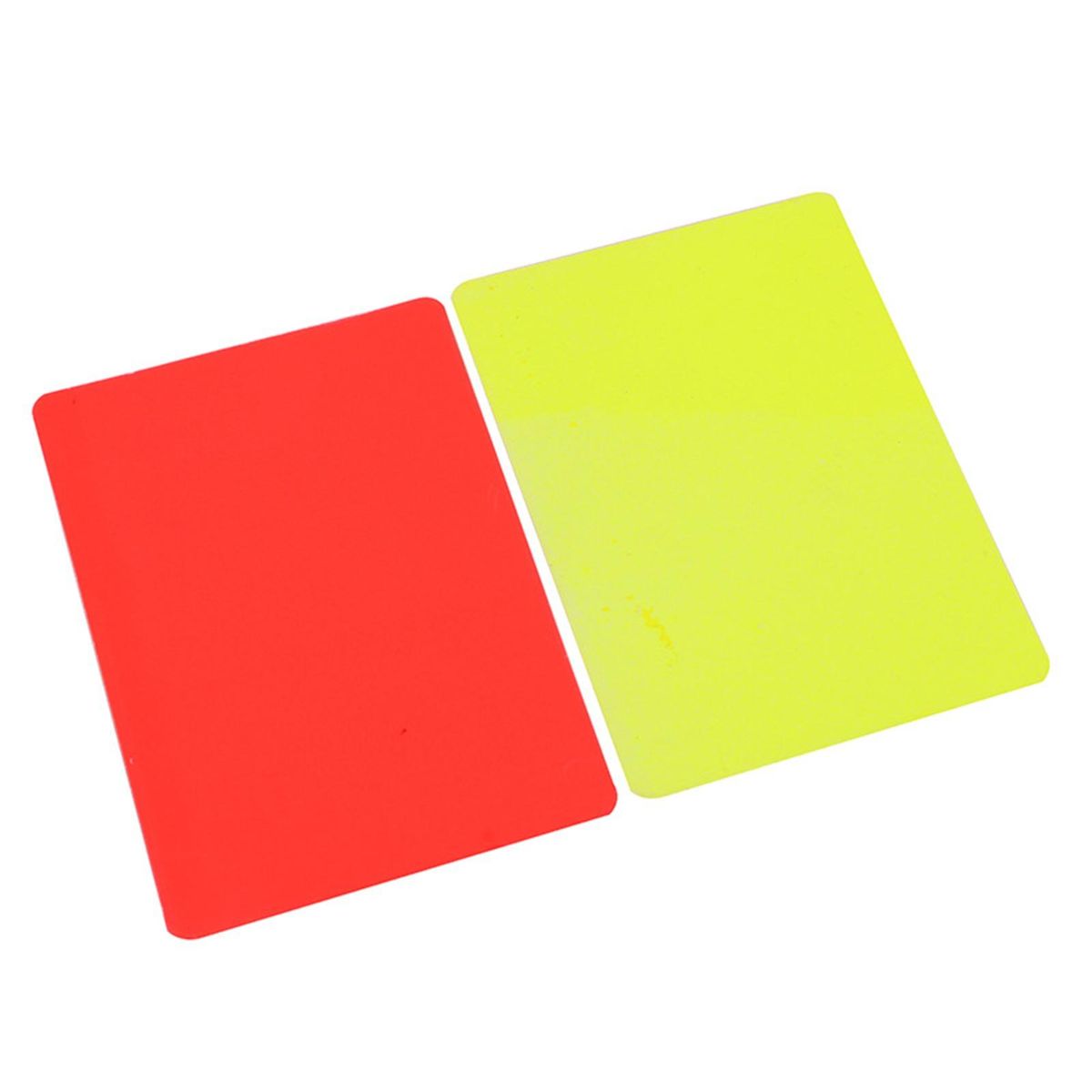 1 Set Soccer Referee Card Football Red And Yellow Cards
