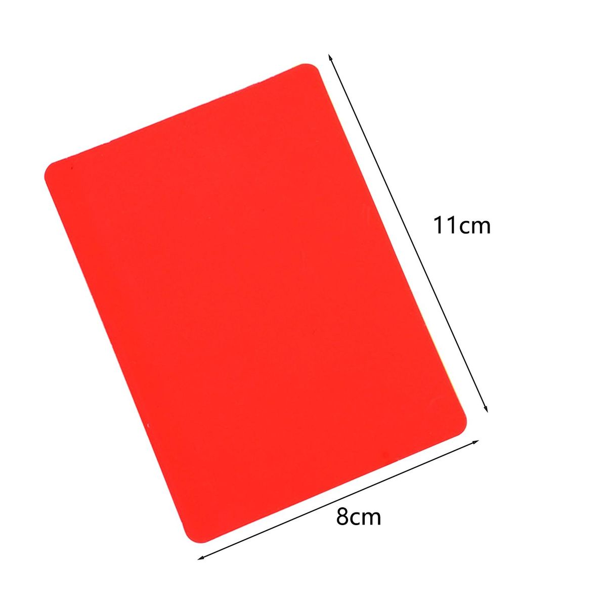 1 Set Soccer Referee Card Football Red And Yellow Cards