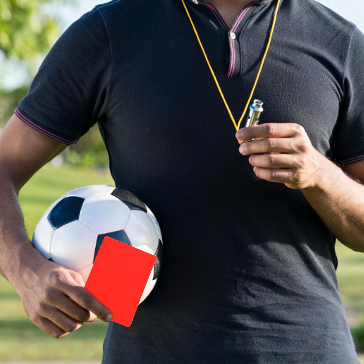 1 Set Soccer Referee Card Football Red And Yellow Cards