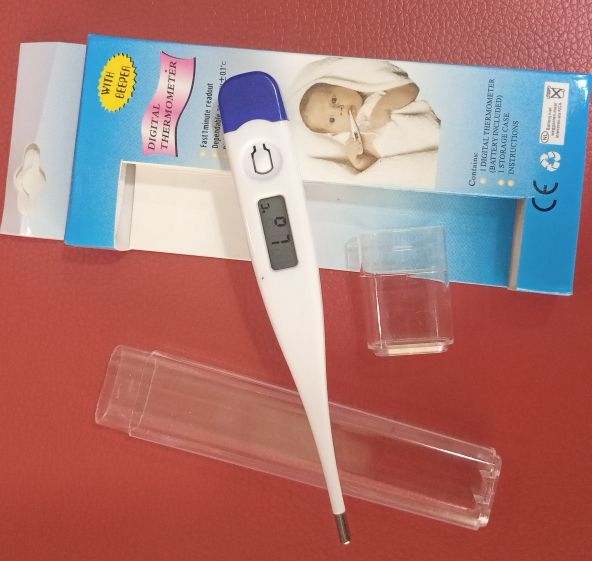 Digital Thermometer With Beeper, (one Minute Result)