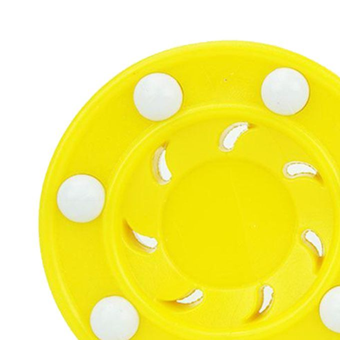 2pcs Roller Hockey Game Puck Pro Shot For Practicing And Yellow