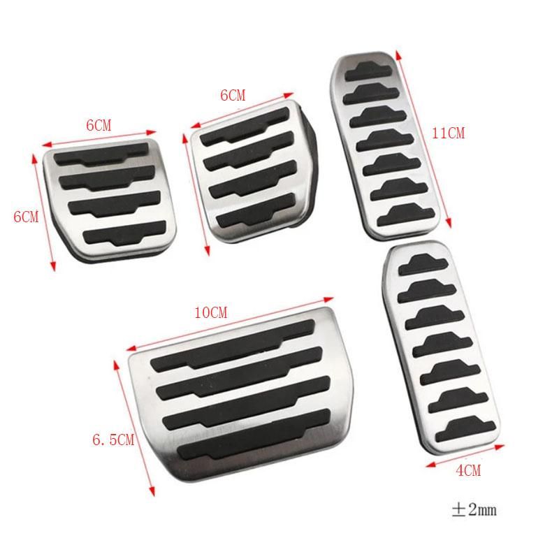 my good car Car Pedals for Range Rover Evoque Land Rover Discovery Sport for Jaguar E-Pace Footrest Gas Brake Pedal Cover