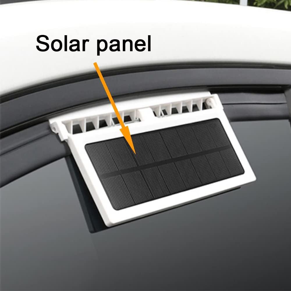 Car Solar Window Exhaust Fan Vehicle Air Purifier Ventilation Fan