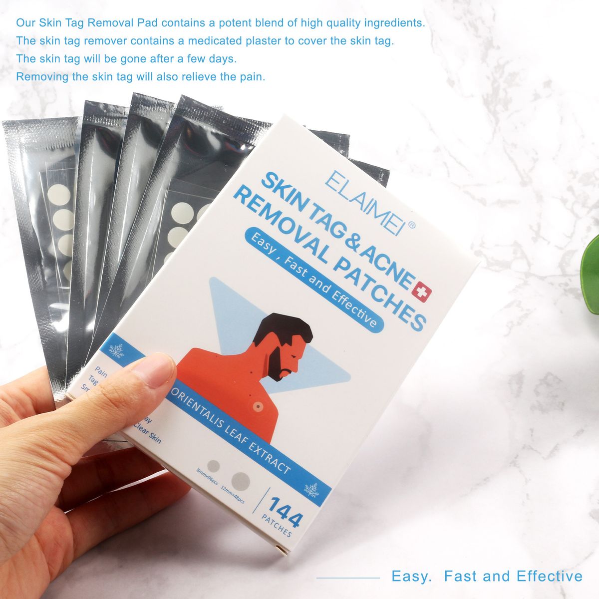 Skin Tag Remover Patches 144pcs Skin Tag Remover