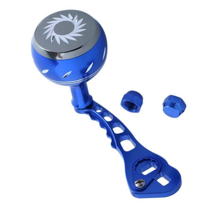 84mm  Handle Reel Single Knob Baitcasting Accessories Blue