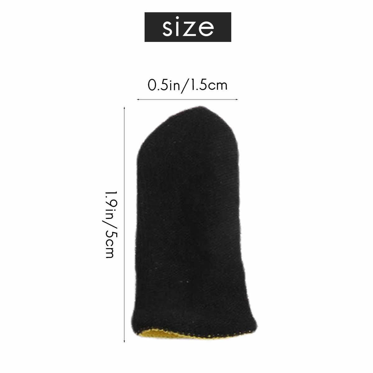 Carbon Fiber Finger Sleeves For PUBG Games 16 Pcs)