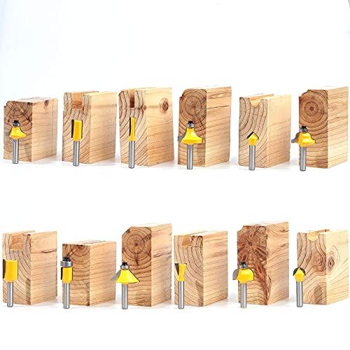 TOOLDO Router Bit Set 24 Pieces 24 X 24 Pcs Model B 14 Inch