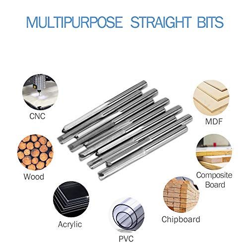 HQMaster CNC Router Bits 18 Router Bit Straight Router Bit 1