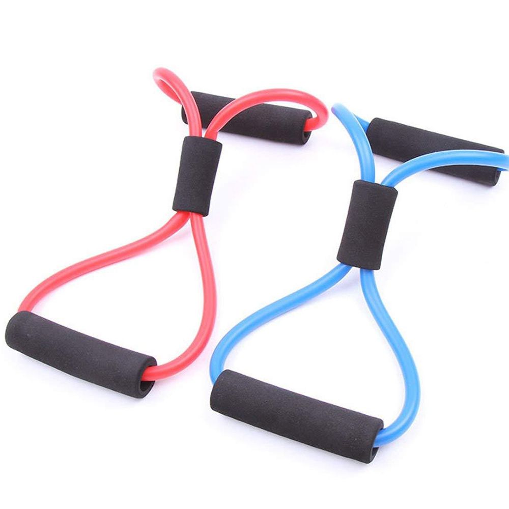 Yoga Gym Fitness 8-shape Pulling Rope Exercise Resistance