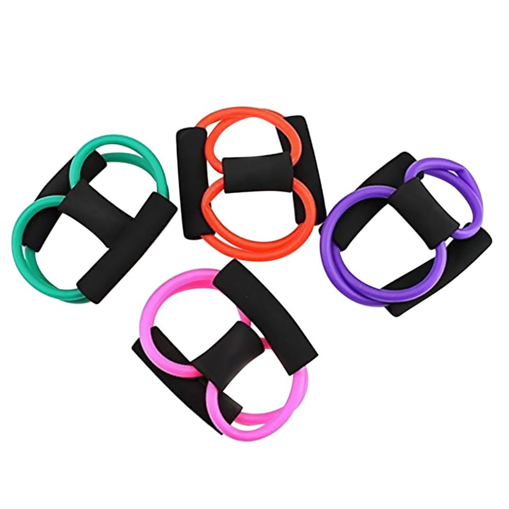 Yoga Gym Fitness 8-shape Pulling Rope Exercise Resistance