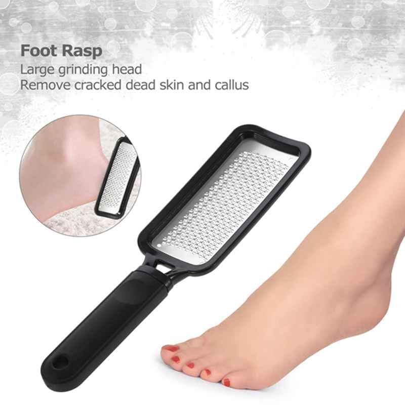 Pedicure Rasp Foot File Callus Remover For Hard Skins And Chapped Skin Corns, Feet Scrubber Scrubber Cleaner File 2 PCS / Set