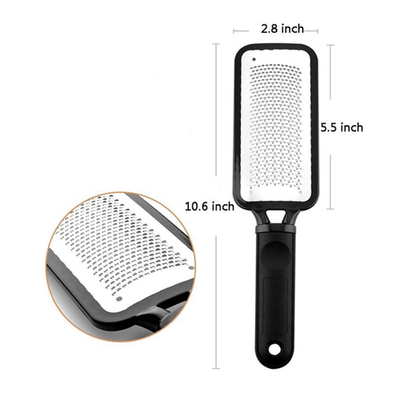 Pedicure Rasp Foot File Callus Remover For Hard Skins And Chapped Skin Corns, Feet Scrubber Scrubber Cleaner File 2 PCS / Set