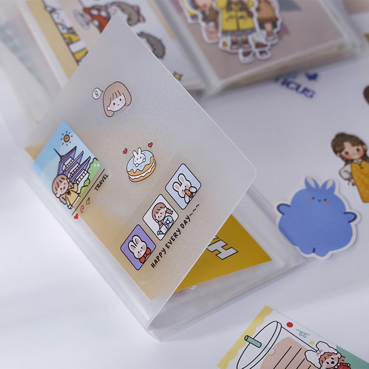 A6 Large Capacity Pocket Storage Book Card Bill Sticker