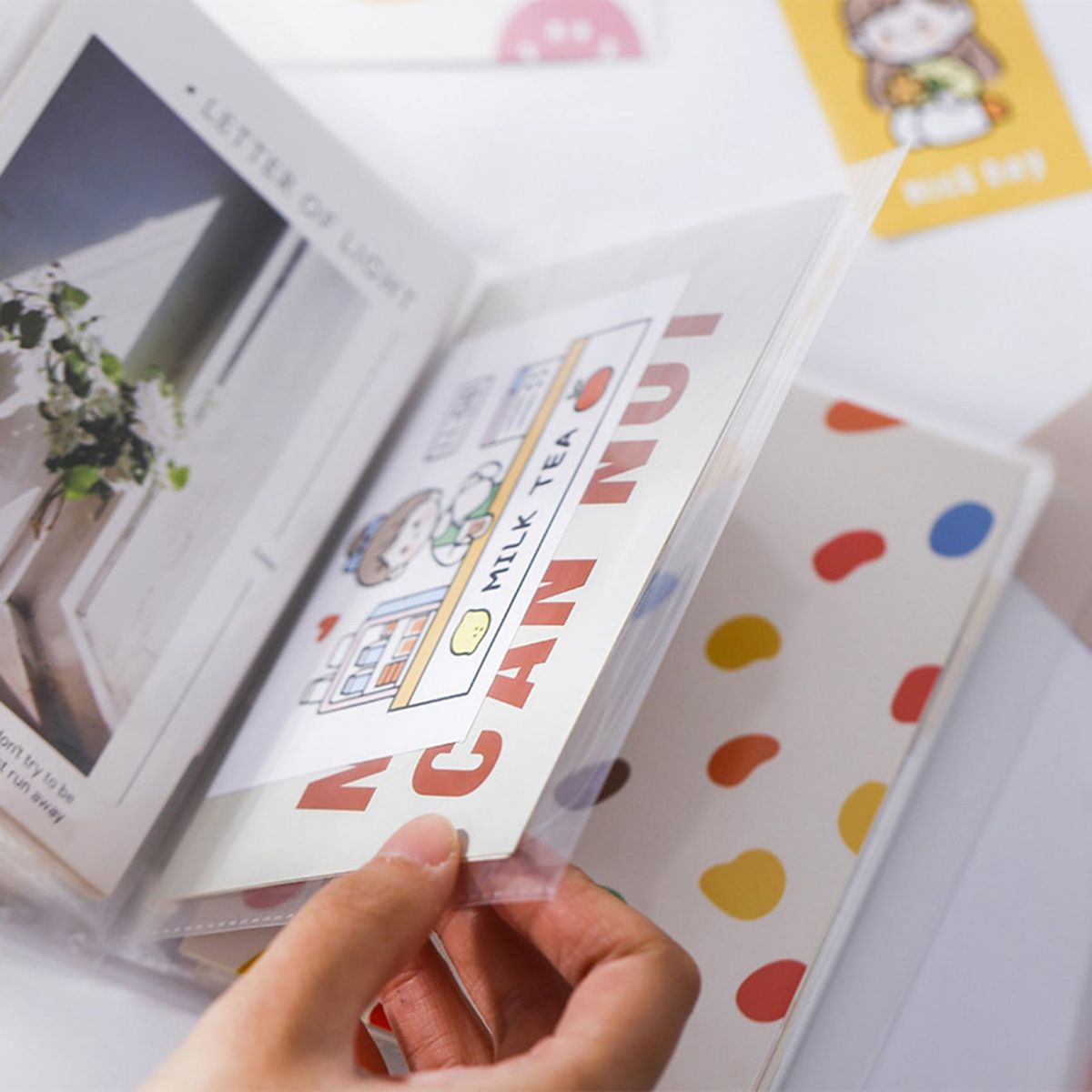 A6 Large Capacity Pocket Storage Book Card Bill Sticker