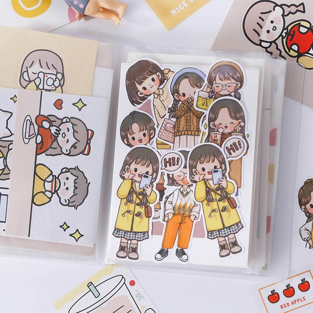 A6 Large Capacity Pocket Storage Book Card Bill Sticker