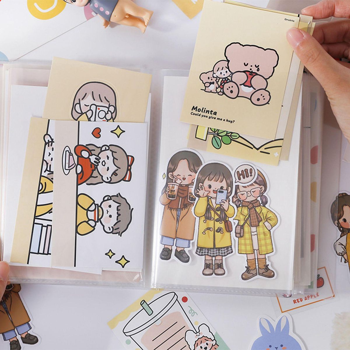 A6 Large Capacity Pocket Storage Book Card Bill Sticker