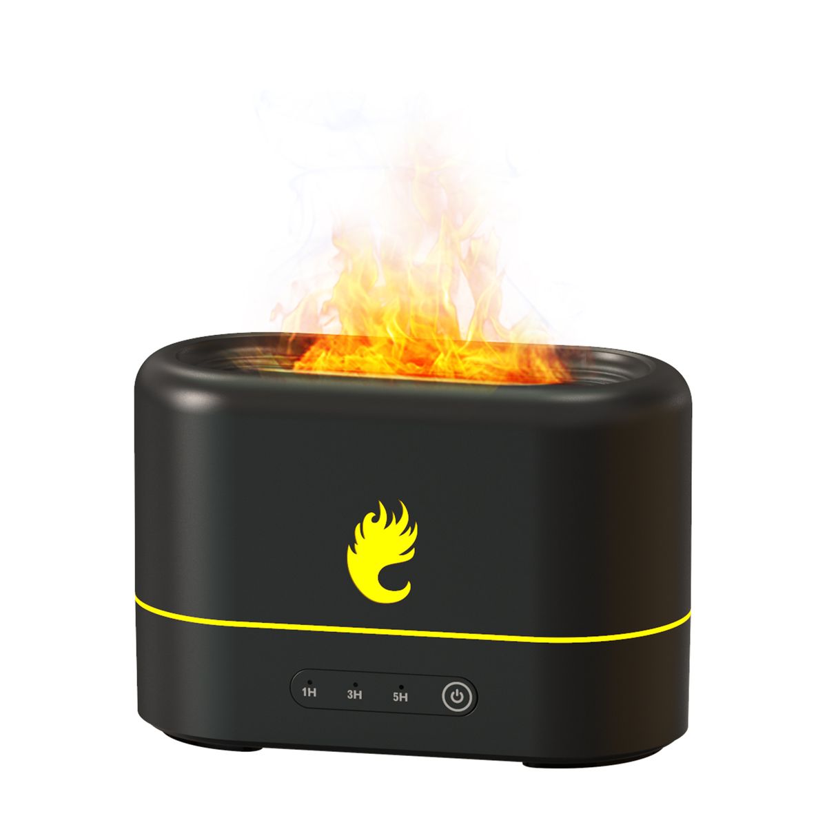 Blue   Red Simulation Flame Humidifier 2 Brightness Light