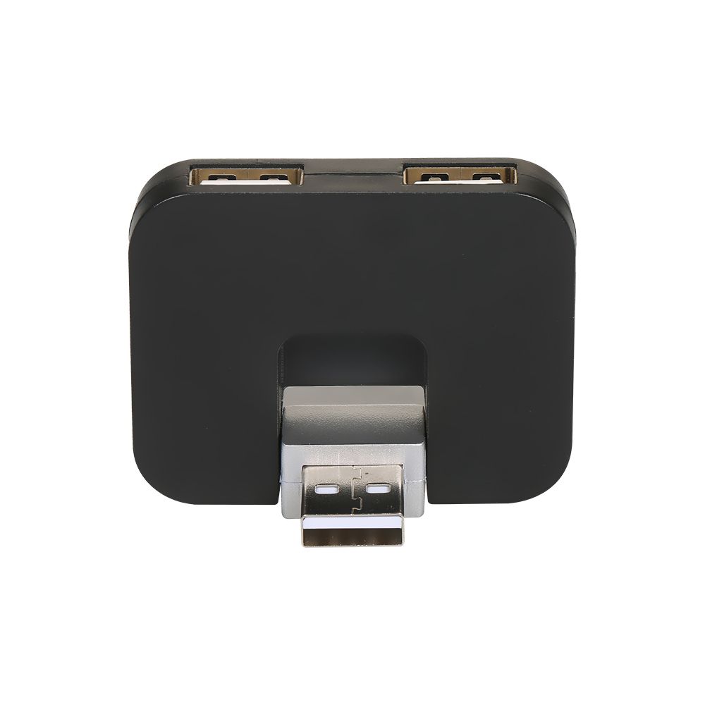 4-port USB2.0 Hub Rotating USB2.0 Converter Support USB Fan